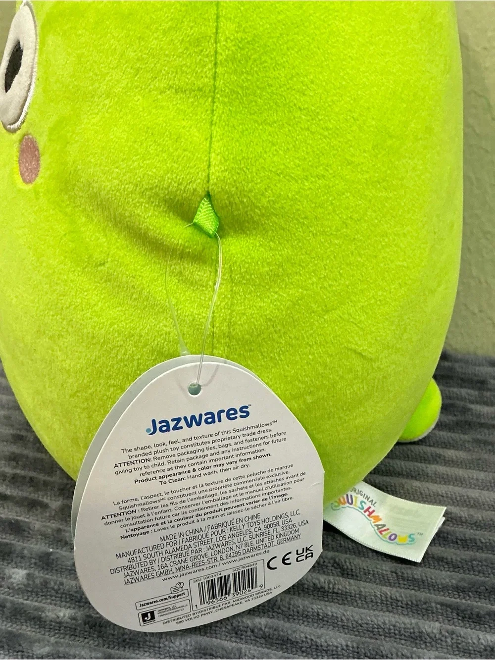 Original Squishmallows 8” Jim The Llama Alpaca Plush Green Brand New With Tags